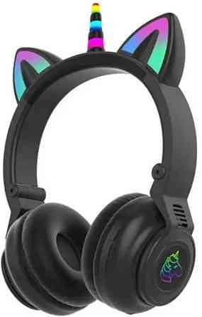 BНаушники беспроводные bluetooth Stereo Unicorn STN-27 LED black Киев