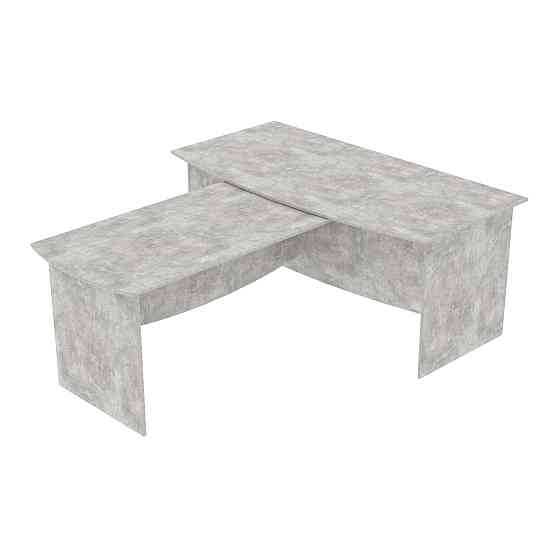 Стіл для переговорів Лідер, Бетон, 1800/2220/760 Львів