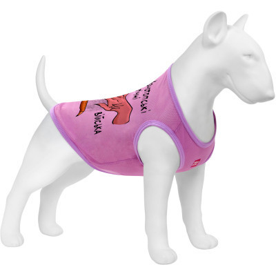 Борцовка для животных WAUDOG Clothes "Конотопские магические войска" сетка L розовая (303-0232-7) Винница - изображение 1