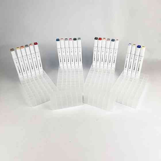 Подставка для маркеров органайзер для канцелярских принадлежностей на 262 ячейки Прозрачная Каменец-Подольский