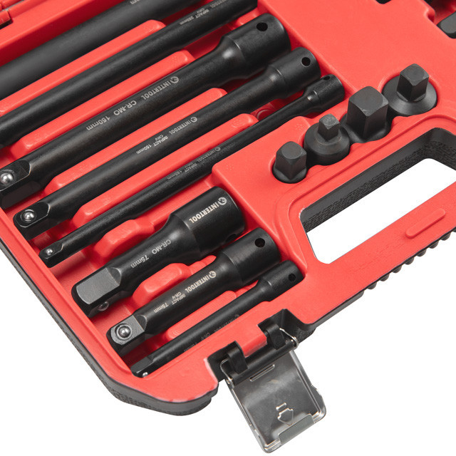 Набір перехідників та подовжувачів ударних, 18 од., Cr-V/Cr-Mo, STORM INTERTOOL ET-8513 Київ - фото 5