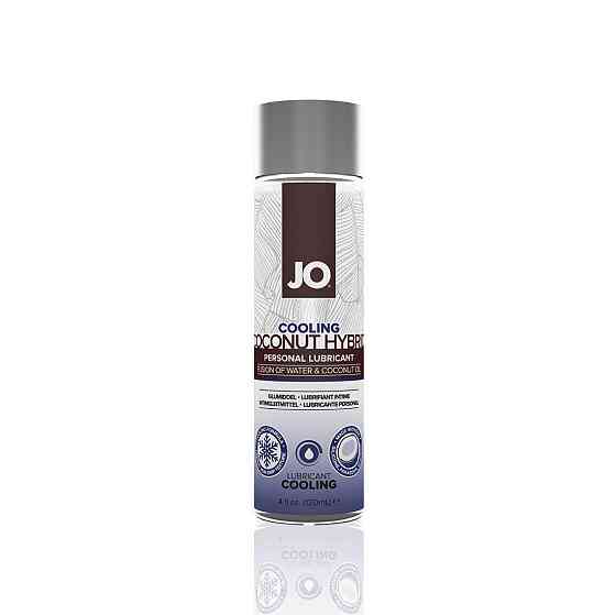 Охлаждающая смазка-крем с кокосовым маслом JO Coconut Hybrid COOLING (120 мл) белая Sex Aura Киев
