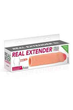 Насадка на член Real Body - Real Extender BIGGY с закрытой головкой Sex Aura Киев