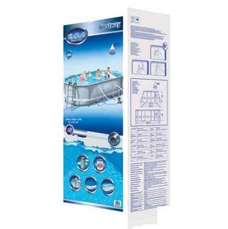 Бассейн каркасный Bestway 56448 (488-305-107 см), 10949 л Винница