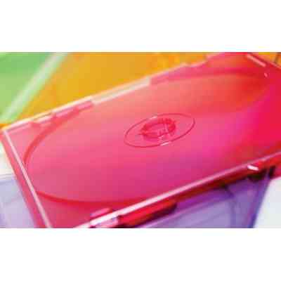 Бокс для диска CD/DVD Slimcase Assorted colours 50шт Verbatim (49973) Вінниця