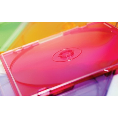 Бокс для диска CD/DVD Slimcase Assorted colours 50шт Verbatim (49973) Вінниця - фото 4