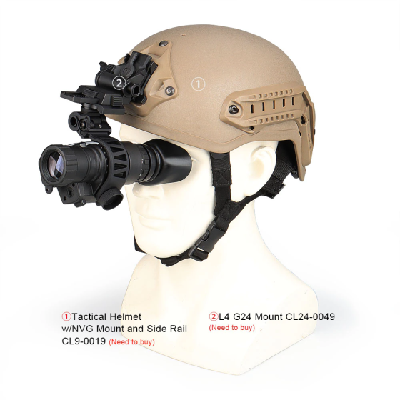 Монокуляр нічного бачення Night Vision PVS-14 4х з J-arm кріпленнями на шолом Вінниця