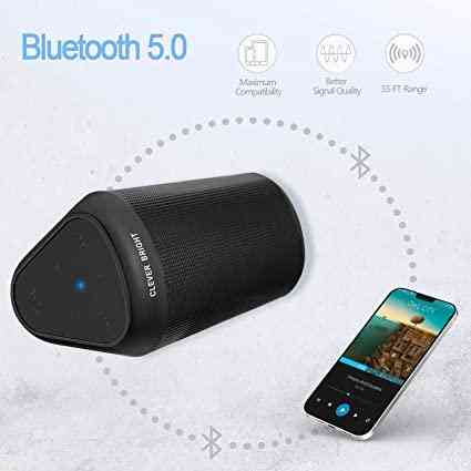 Портативна Bluetooth-колонка Smart Bright 10W, Bluetooth 5.0, LED-підсвітка 7 режимів, TWS Stereo, до 24 годин роботи Київ