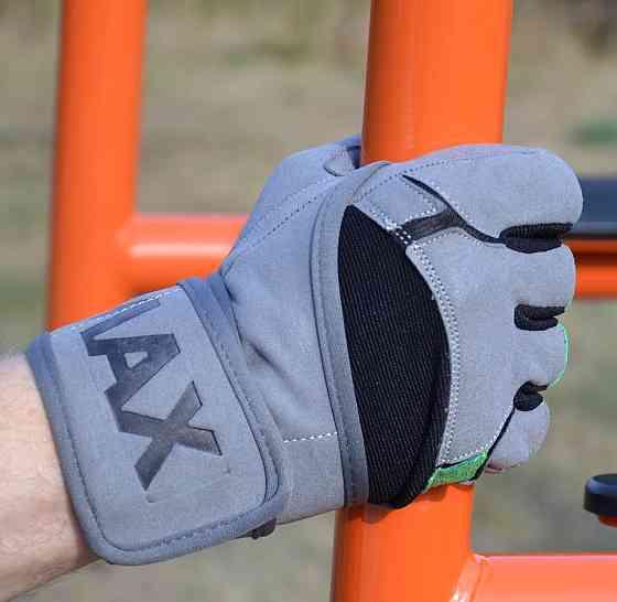 Рукавички для фітнесу MadMax MFG-860 Wild Grey/Green XL Луцьк