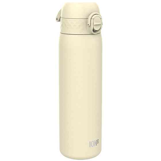 Пляшка для води металева ION8 600 мл. Stainless Steel , Creamy White Каменское