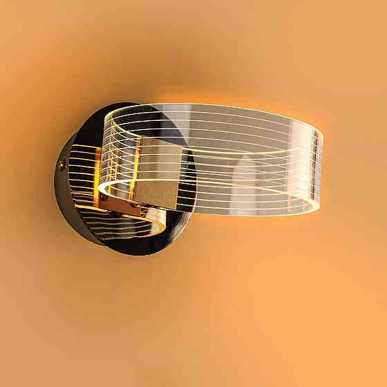 SIRIUS Бра настінна світлодіодна акрилова Sirius N 3705-1 GOLD 12W Коломия