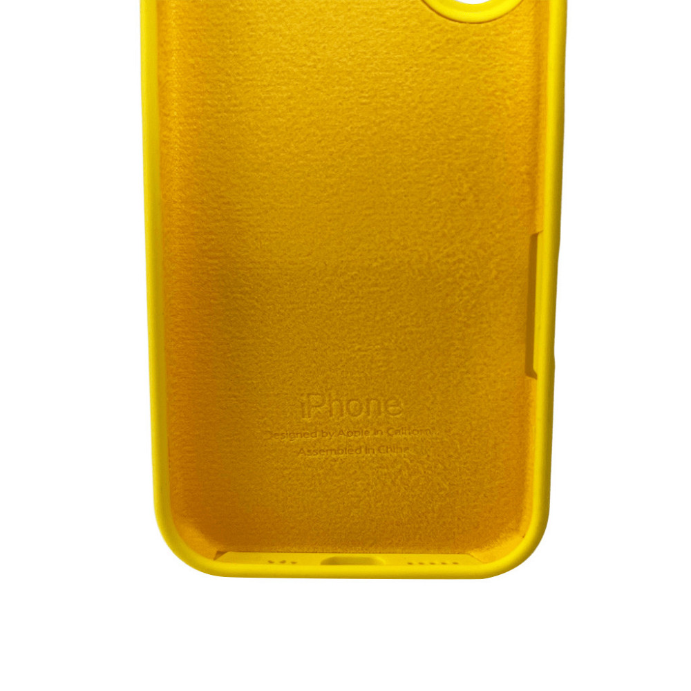 Чохол для смартфона Silicone Full Case AA Camera Protect for Apple iPhone 16 56,Sunny Yellow Київ - фото 4
