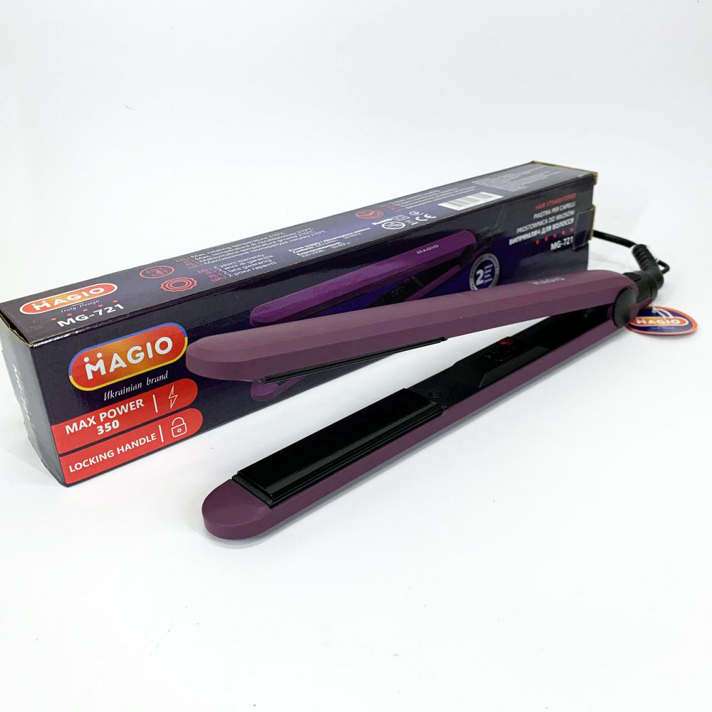 Випрямляч для гладкості волосся MAGIO MG-721, Електричний випрямляч для гладкого волосся FN-21 Львів - фото 4