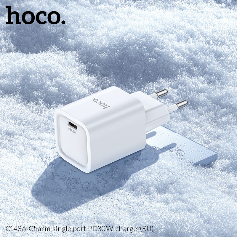 Зарядное устройство HOCO C148A Charm 30W, белое Киев - изображение 3