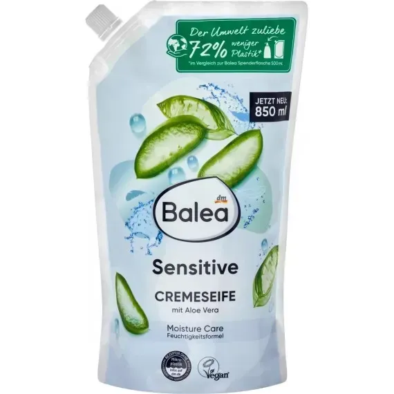 Жидкое мыло Sensitive запаска Balea, 850 мл (Германия) Balea Cremeseife Sensitive Nachfüller, 850 ml Львов - изображение 1