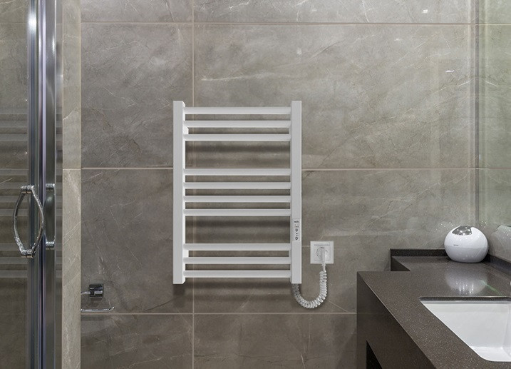 Електрична рушникосушка HF Derby 570х430 TR K біла матова Київ - фото 5