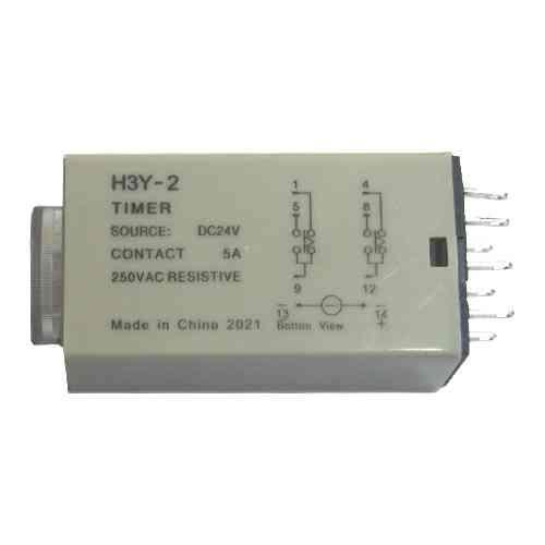 Реле часу H3Y-2 0-5с 24В 5А таймер на DIN-рейку для автоматики Київ