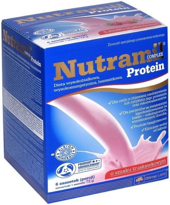 Протеин OLIMP Nutramil complex Protein (клубника) 6 sashets Луцк - изображение 1