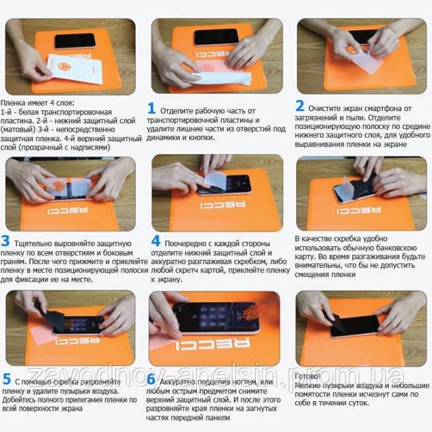 Защитная пленка Sony Xperia XA1 XA-1 G3112 (гидрогелевая) Одесса - изображение 2