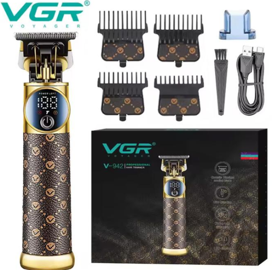 Триммер бороды и усов VGR V-942 Brown Днепр