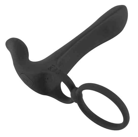 Насадка на член для двойного проникновения Black Velvets Sex Aura Киев
