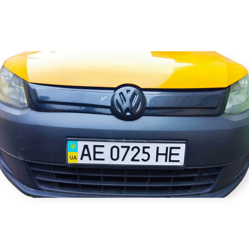 Заглушка радиатора зима vw Кади 2010-2015 глянцевая av-tuning решетки Мукачево - изображение 1