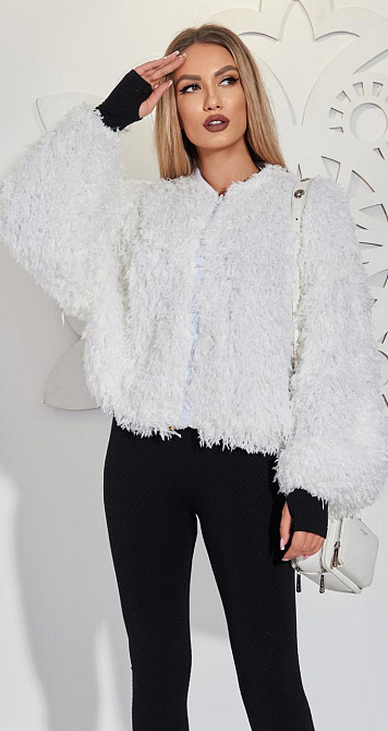 Хутряний бомбер (44) Київ - фото 2