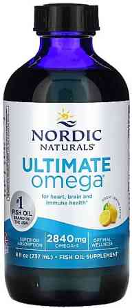 Концентрат рыбьего жира Nordic Naturals Ultimate Omega 237 мл Лимон Киев