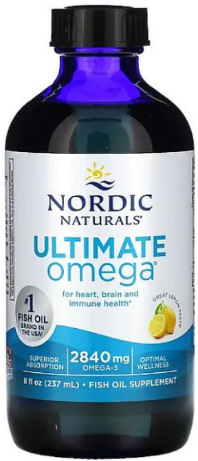 Концентрат рыбьего жира Nordic Naturals Ultimate Omega 237 мл Лимон Киев - изображение 1