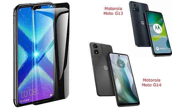 Защитное стекло NeoGlass для Motorola Moto G13, Moto G14 – ультрапрозрачное и устойчивое Киев