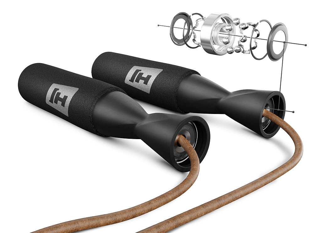 Скакалка кожаная 275см Hop-Sport HS-L015JR Киев - изображение 3