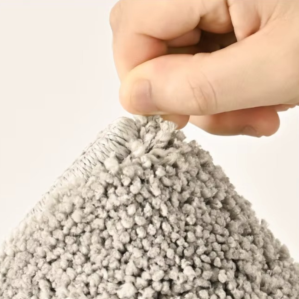 Набор ковриков в ванную комнату и туалет комплект для ванной и унитаза,микрофибра антискользящие  в ванную серый Каменец-Подольский - изображение 3