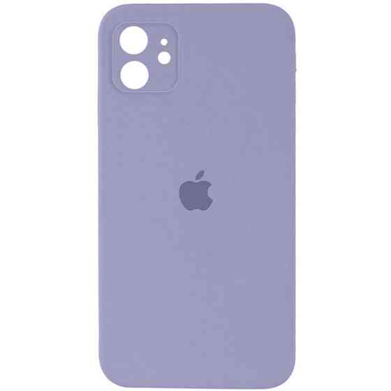 Чохол для iPhone 12 Silicone Full Case Лаванда-Сірий Київ
