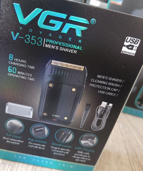 Бритва Шейвер VGR 353 для Бороди дорожня. Київ - фото 3