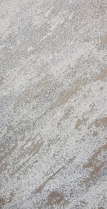 Шпалери вінілові на флізеліні Marburg Lava метрові під штукатурку бежево-сірі зі сріблом Київ - фото 1