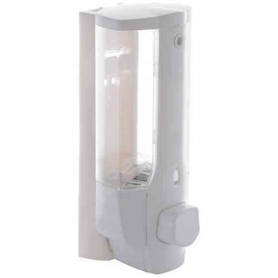 Настенный дозатор для мыла (пластик, белый) ZERIX LR406 Харьков