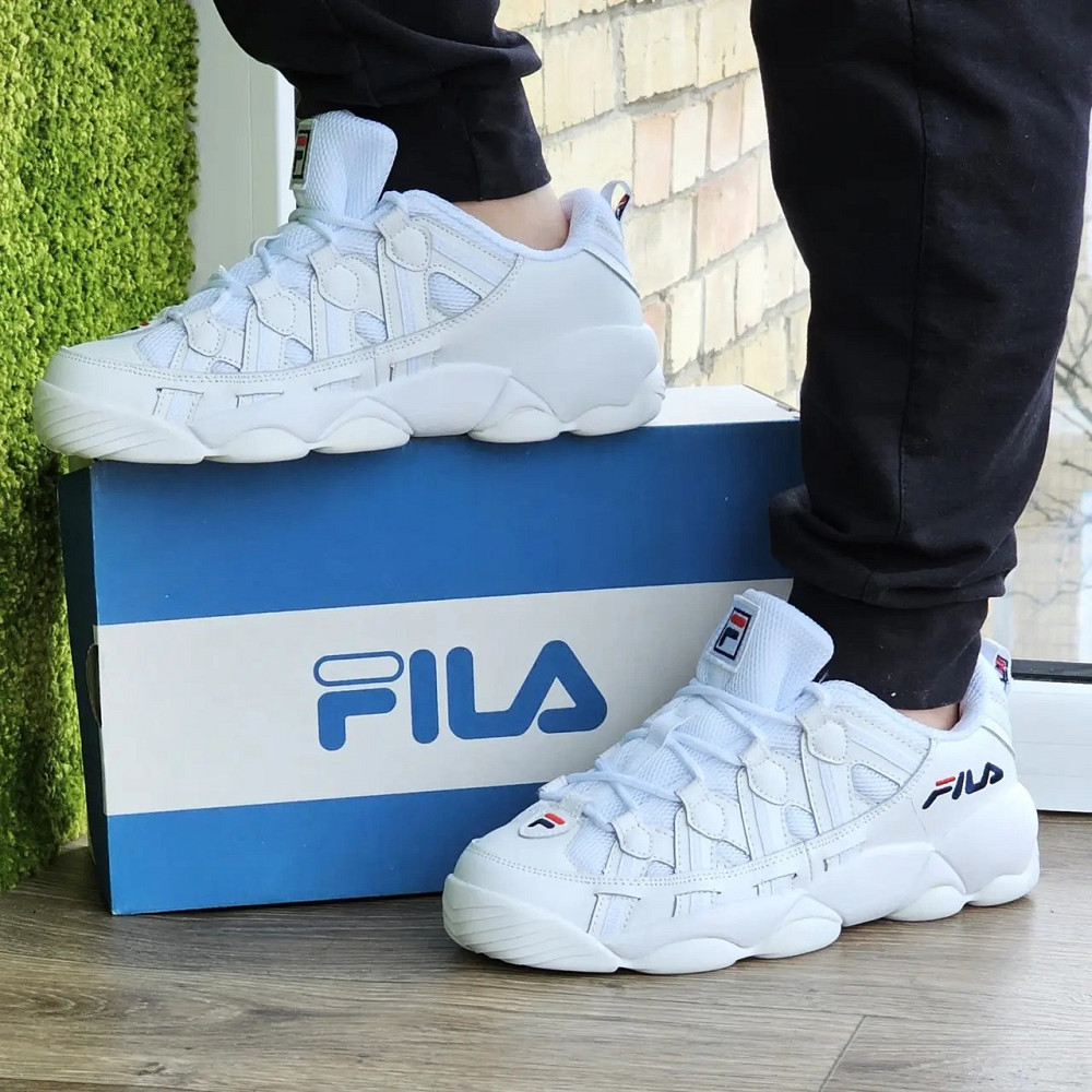 Кросівки Жіночі FILA Білі Шкіряні Філа (розміри: 36,37,38,39,40) Відео Огляд Дніпро - фото 6