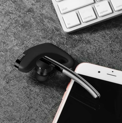 Беспроводная Bluetooth гарнитура Hoco E15 black Винница - изображение 10