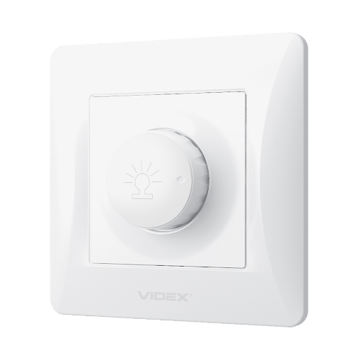 BINERA білий Вимикач диммерний 600W Videx Житомир - фото 4