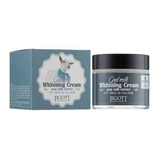 Осветляющий крем для лица Козье молоко GOAT MILK Whitening Cream Jigott 70 мл Киев