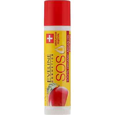 Бальзам для губ Eveline Cosmetics Argan Oil Sos Exotic Mango Відновлювальний Екзотичне манго 4.2 г (5903416017042) Вінниця