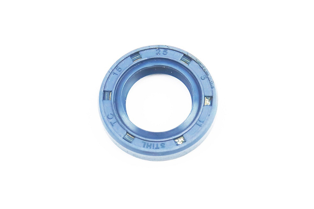 Сальник (15x25x5), MS-170/171/180/181/190/191/210/211/211C/230/231/250/270/271/280/291/311/391-лів. або прав, синій, напис "" Київ - фото 1