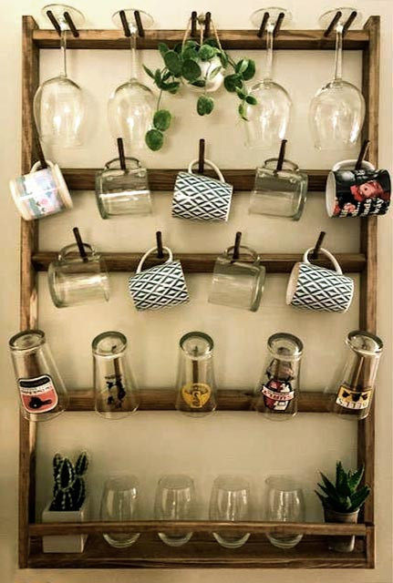 Полиця для келихів "Антело" капучино Миколаїв - фото 1