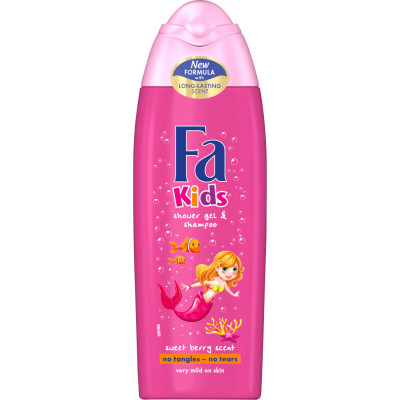 Дитячий гель для душу Fa Kids Русалонька для дівчаток 250 мл (9000100662550) Вінниця - фото 1