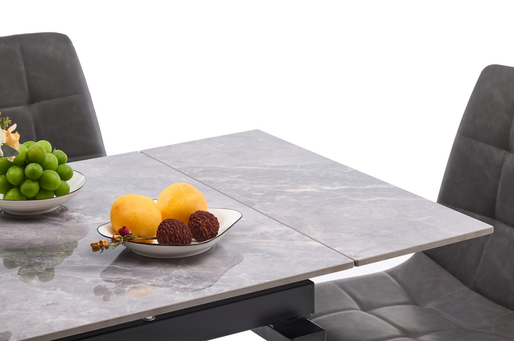 Стіл Оріон 100(+25+25)*70, чорн/керам  Армані грей Киев - изображение 6