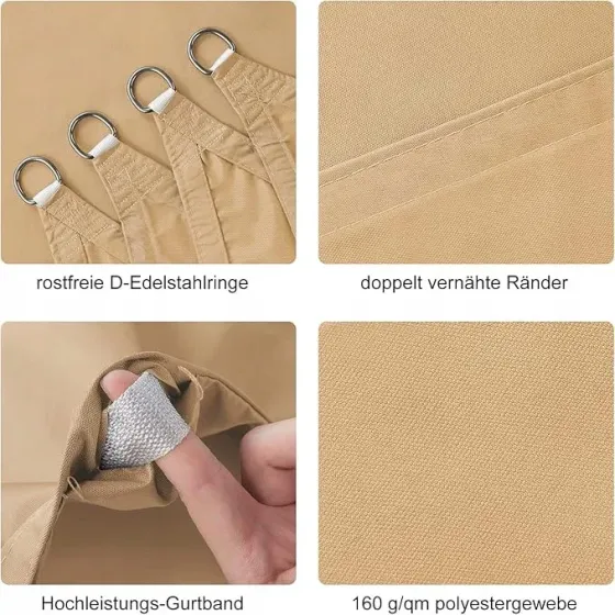 Тент сонцезахисний 4 х 4 м Haikus Луцьк