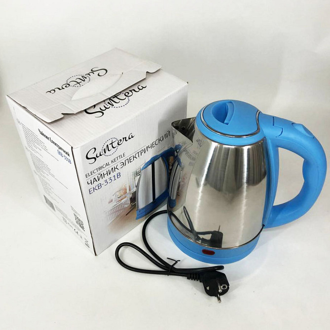 Чайник електричний для дому красивий, Потужний електричний чайник для дому, Електричні чайники якісні UV-20 Львів - фото 5