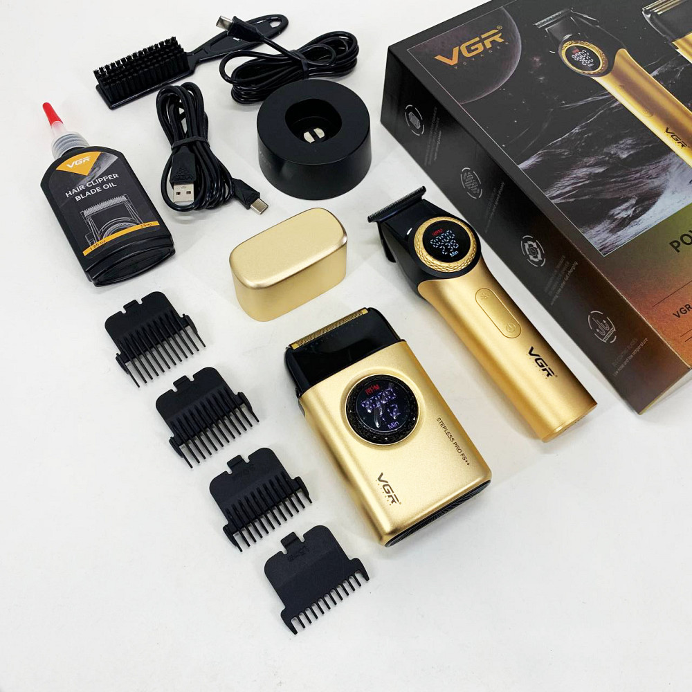 Машинка-триммер 3 в 1 для стрижки волос, Машинка для стрижки волос домашняя, Подстригательная машинка UP-61 Львов - изображение 12