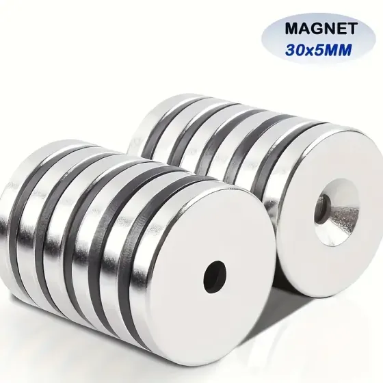 Неодимові магніти з отвором, 12×3 мм, 10 шт Київ