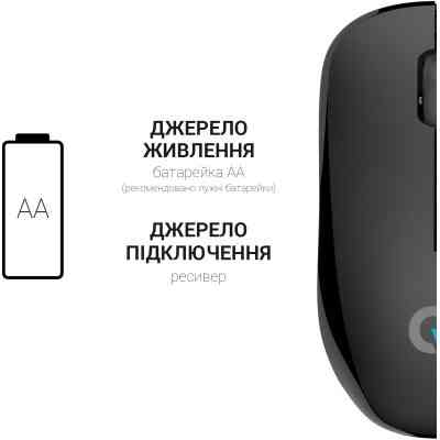 Мишка OfficePro M183 Wireless Black (M183) Вінниця